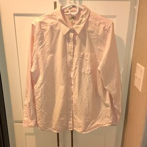 L.L. Bean Pink Button Down Shirt